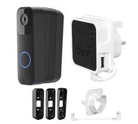 HOLACA Outlet Bracket for Blink Sync Module 2, Doorbell Mounts Compatible with Blink Doorbell, Sync Module 2 Mount + 5° & 15°Wedge & 30°Angle Doorbell Mounts for Blink Accessories
