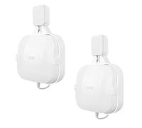 HOLACA Outlet Wall Mount Hanger for eero Pro 6 tri-Band mesh Wi-Fi 6 Systems, Space Saving Holder, Easy Moved, Cord Management for eero 6 Without Messy Wires and Screws (2 Pack)
