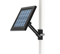 HOLACA Pole Extension Mount Compatible with R ing/Arlo/Wyze/Eufy/Waterstone Solar Panel, Mount Bracket for R ing Solar Panel (Pole Mount/Black)