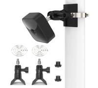 HOLACA Pole Mount Compatible with New Blink Camera (Outdoor 4/3), Blink Indoor/Outdoor/Mini/Mini2/XT/XT2 (Camera NOT Included), Black | 2PCS Pole Mount