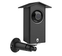 HOLACA Real Water Resistant Protective Case + Metal Wall Mount Bracket for Wyze cam pan v2,Suitable for Indoor and Outdoor Use,Mounting Kit (Black 1Pack)