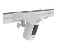 HOLACA Silicone Case and Gutter Mount Compatible with Rin g Stick Up Cam Battery/Plug-in, White