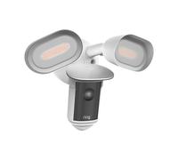 HOLACA Sun Rain Shade Camera Cover for Ring Floodlight Cam Pro, Wired(2nd Gen), Camera Shield Protective Cover for Resistant UV, Easy to Install (White)