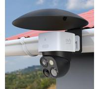 HOLACA Universal Gutter Mount Sun Rain Shade Cover for All Outdoor Security Camera with 1/4 Screw, Shield Compatible with Ring, Blink, Google Nest, Eufy, Arlo, WYZE, Tapo (PTZ Camera)