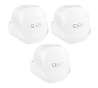HOLACA Wall Mount Bracket Compatible with eero 6+ Mesh Wi-Fi Router - Adhesive & Screw Mounting Holder for eero Router, 3 PCS
