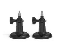 HOLACA Wall Mount Compatible with R ing Stick up cam Battery/Plug-in [Camera Not Included], 2 PCS Mount, Black