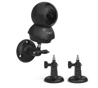 HOLACA Wall Mount Compatible with TP-Link Tapo C200 / C210 / C220 / C201 / C202 / C211 / C212 / C222 / C230 Indoor WiFi Security Camera - Black (Pack of 2)