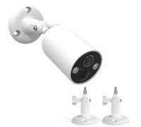 HOLACA Wall Mount Compatible with TP-Link Tapo C425/C460(KIT)(Camera NOT Included), 2PCS Mount, White