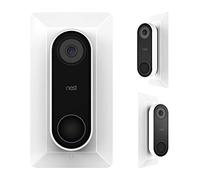 HOLACA Wall Plate Compatible with L35°/R35 °Wedge Nest Hello Video Doorbell, ABS Material Adjustment Mounting Wall Plate Wedge Kit