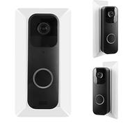 HOLACA Wall Plate with 35 Degree Left/Right Angled Wedge Mount for Blink Video Doorbell -[Hard ABS Material] (White)