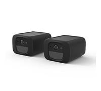 HOLACA Weatherproof Silicone Camera Case for eufy S220 SoloCam, Black, Water Resistant, Security Camera Case