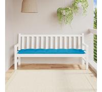 Holamys Garden Bench Cushion Oxford Fabric Light Blue, Comfortable Seat Pillow for Décor, Large Floor Cushion, Indoor and Outdoor Seating Meditation