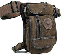 holanew Drop Leg Bag Outdoor Waist Pack for Men Women Tactical Military Motorcycle Bike Cycling Multi-Pocket Waist Fanny Pouch Travel Hiking Climbing Thigh Bag Pocket, Brown, Casual