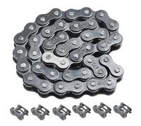 HOLATO Front #420 Roller Chain 42 Links + Master Link for 196cc 212cc 6.5hp Coleman CT200U CT200U-EX BT200X Baja Warrior Hensim Massimo TrailMaster MB165 MB200 Mini Bike Heavy Duty Parts