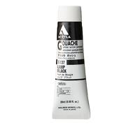 Holbein Acryla Gouache Artists Acrylic Polymer Emulsion, 20ml Lamp Black (D137)