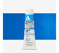 Holbein Acryla Gouache Artists Acrylic Polymer Emulsion, 20ml Primary Cyan (D192)