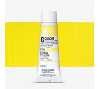 Holbein Acrylic Gouache Artists Acrylic Polymer Emulsion, 40ml Lemon Yellow (D734A)