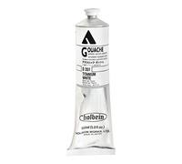 Holbein Acrylic Gouache Artists Acrylic Polymer Emulsion, 150ml Titanium White (D351)