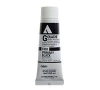 Holbein Acrylic Gouache Artists Acrylic Polymer Emulsion, 40ml Primary Black (D893A)