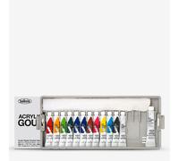 Holbein : Acrylic Gouache : Primary Colours : 12ml : Set of 13 with Palette