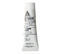 Holbein acrylic La gouache Titanium White D151 20ml (6 Nos.)