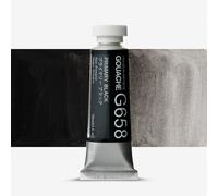Holbein : Artists' Gouache Paint : 15ml : Primary Black