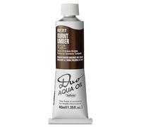 Holbein Duo-Aqua : Burnt Umber water soluble oil colour : 40ml tube