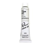 Holbein Duo-Aqua : Titanium White water soluble oil colour : 50ml tube