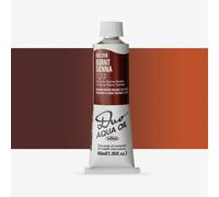Holbein : Duo Aqua : Watermixable Oil Paint : 40ml : Burnt Sienna