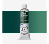 Holbein : Duo Aqua : Watermixable Oil Paint : 40ml : Cadmium Green Deep Hue