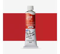 Holbein : Duo Aqua : Watermixable Oil Paint : 40ml : Cadmium Red Deep
