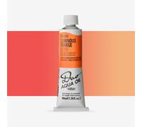 Holbein : Duo Aqua : Watermixable Oil Paint : 40ml : Luminous Orange