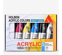 Holbein Hb Artist Acrylic Primary Set/5 60Ml