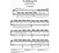 Holberg Suite op. 40 piano Grieg G. Henle Verlag Paperback