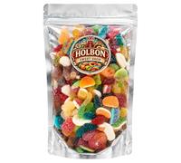 HOLBON Mixed Sweets 800g Pick N Mix Gift Bag - Assorted Sweets Hamper - Halal Sweet Mix Fizzy Sour Jelly & Foam Candy - Great British Heritage Confectionery for Birthdays, Christmas & Celebrations
