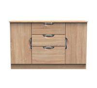 Holborn 2 Door 3 Drawer Sideboard (Ready Assembled) Ready Assembled 2 U Light Oak One Size