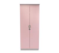 Holborn 2 Door Wardrobe (Ready Assembled) Ready Assembled 2 U Dusty Pink One Size