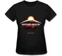 Holcim Women's Nickelback No Fixed Address Out Now 2015 Tour T-Shirt Size L Black
