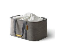 Joseph Joseph Hold-All - Collapsible 35L Washing Laundry Basket Bag, Durable Fabric, Moisture Resistant- Grey