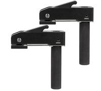 Hold Down Clamp, 2 Pack Clamping Set Dog Hole Quick Acting Hold Down Clamp Woodworking Desktop Clip Adjustable Frame Fast Fixed Clip Clamp (20MM)