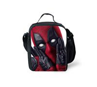 (Hold Face) Deadpool Student Insulated Messenger Lunch Bag