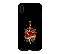 Hold Fast Dagger Rose Traditional Tattoo Flash Old Ink Case for iPhone XS Max