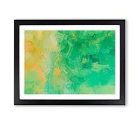 Hold Me In Abstract Modern Art Framed Wall Art Print, Ready to Hang Picture for Living Room Bedroom Home Office Décor, Black A2 (64 x 46 cm)