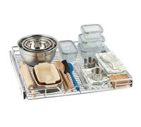 Hold N’ Storage Pull Out Drawer Cabinet Organizer, Heavy Duty-with 5 Year Limited Warranty -22”W x 21”D - Requires At Least a 23-1/4” Cabinet Opening, Chrome Finish