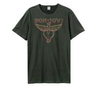 Hold On Bon Jovi T-Shirt Amplified Charcoal XXXL