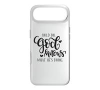Hold On God Knows What He's Doing Christian Quote Case for iPhone Air