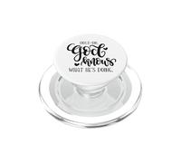 Hold On God Knows What He's Doing Christian Quote PopSockets PopGrip for MagSafe