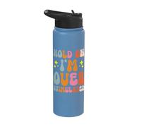 Hold On I'm Overstimulated Stainless Steel Insulated Water Bottle