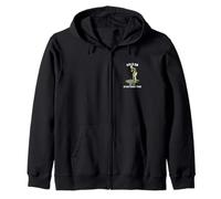 Hold On Let Me Overthink This Funny Golf Humor Zip Hoodie