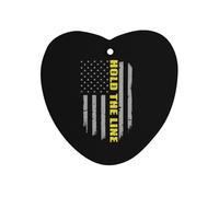 Hold The Line U.S. Flag Cute Car Air Fresheners Long Lasting Scent Car Mirror Hanging Scented Cards Tablets Love form